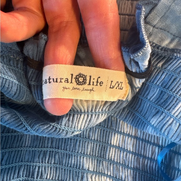 NATURAL LIFE Indigo Tie-Dye Maxi Dress - Picture 4 of 9